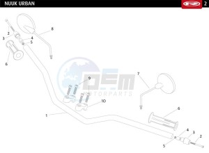 NUUK-URBAN-4-8-5-KW-RED 0 drawing HANDLEBAR