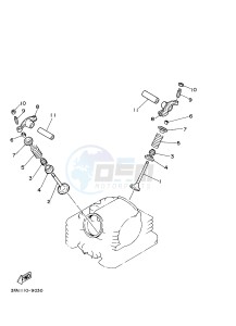 YFM125A YFM125GB GRIZZLY 125 (1PY2 1PY3 1PY1) drawing VALVE