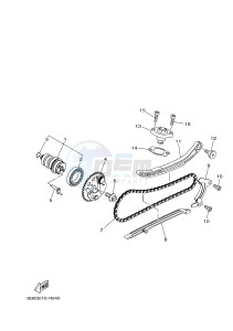 MWS150 MWS150-A TRICITY 155 (BB89) drawing CAMSHAFT & CHAIN