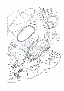 GPD125-A NMAX 125 (BAL7) drawing REAR ARM & SUSPENSION