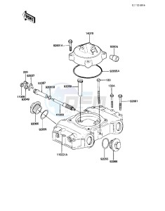 KZ 440 A [LTD] (A2-A4) [LTD] drawing CYLINDER HEAD COVER -- 8183 A2_A3_A4- -