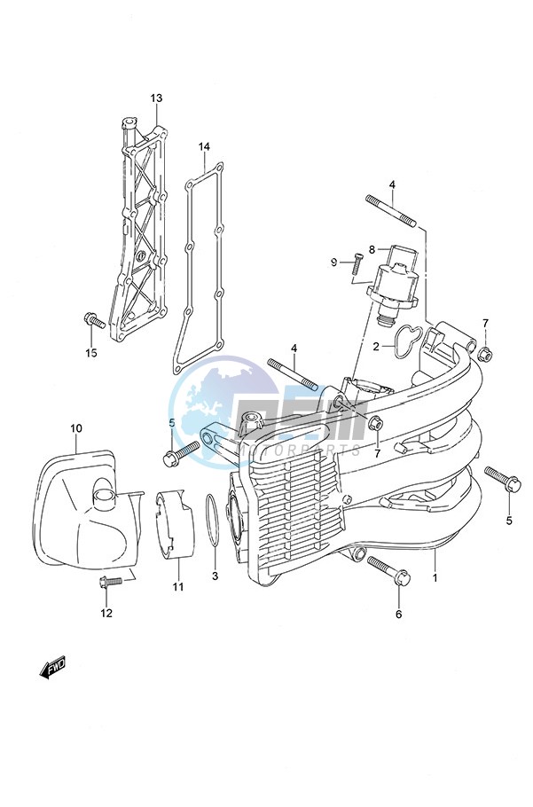 Intake Manifold/Silencer/Exhaust Cover