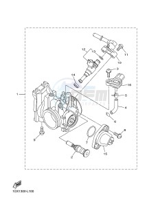 WR450F (1DX9 1DX6 1DX8 1DX7) drawing INTAKE 2