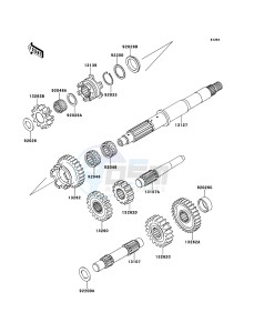 KFX700 KSV700A7F EU drawing Transmission