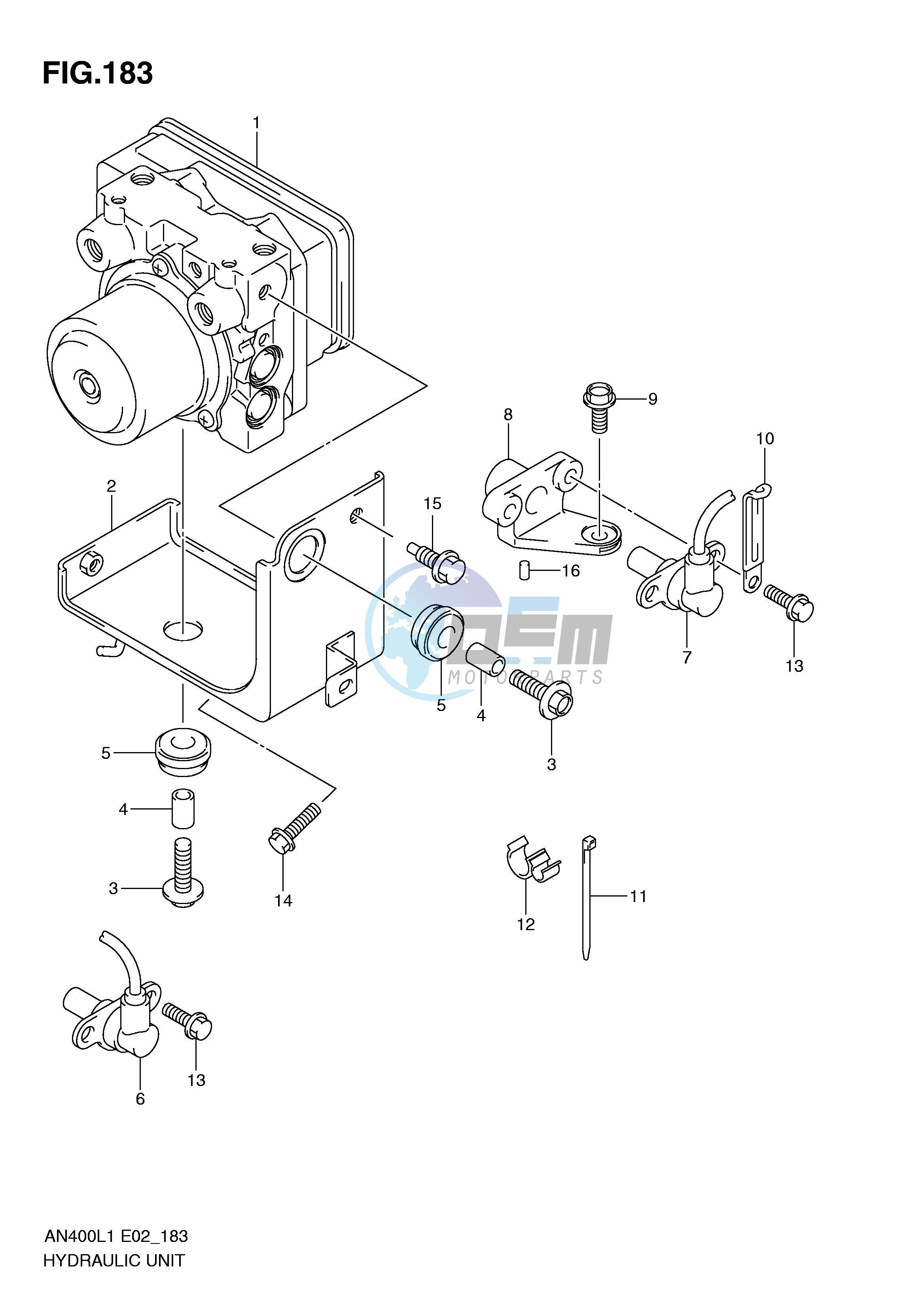 HYDRAULIC UNIT (AN400ZAL1 E51)