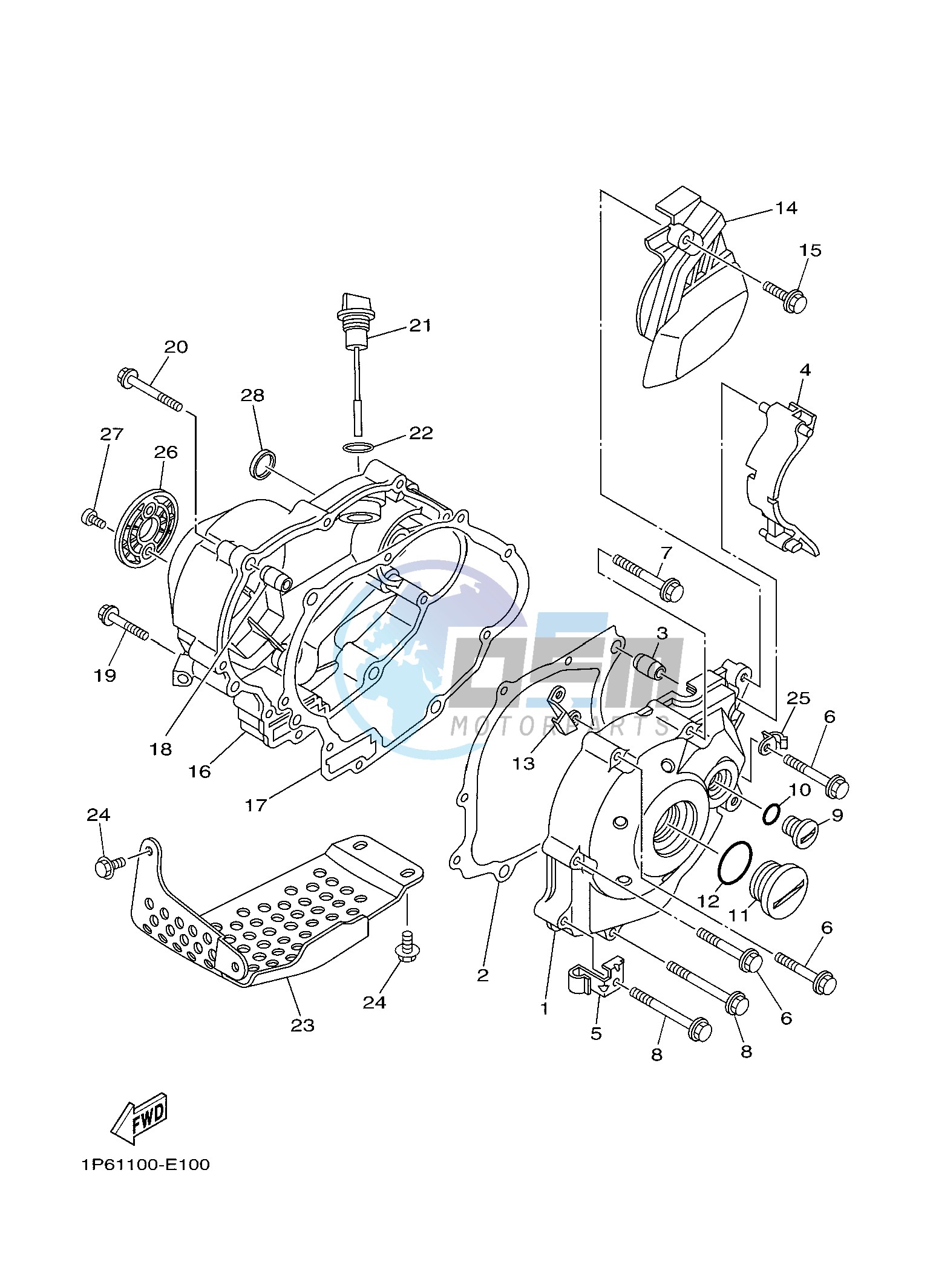 CRANKCASE COVER 1