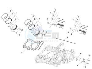 RSV4 1000 RACING FACTORY E4 ABS (EMEA) drawing Cylinder - Piston