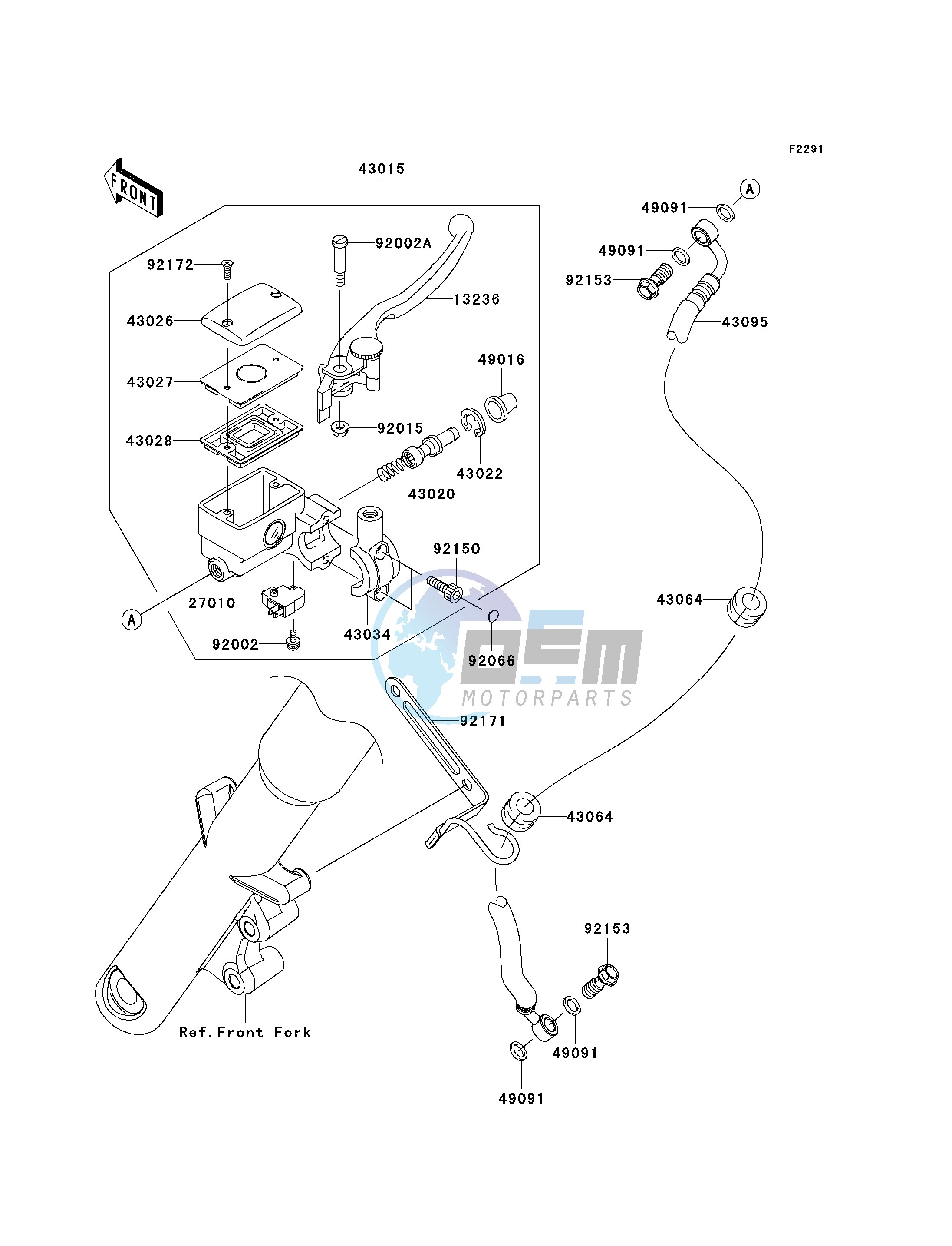 FRONT MASTER CYLINDER