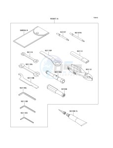 EX250 J [NINJA 250R] (J8F-J9FA) J8F drawing OWNERS TOOLS