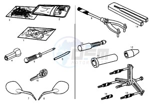 PREDATOR O2 - 50 cc drawing WORKSHOP SERVICE TOOLS