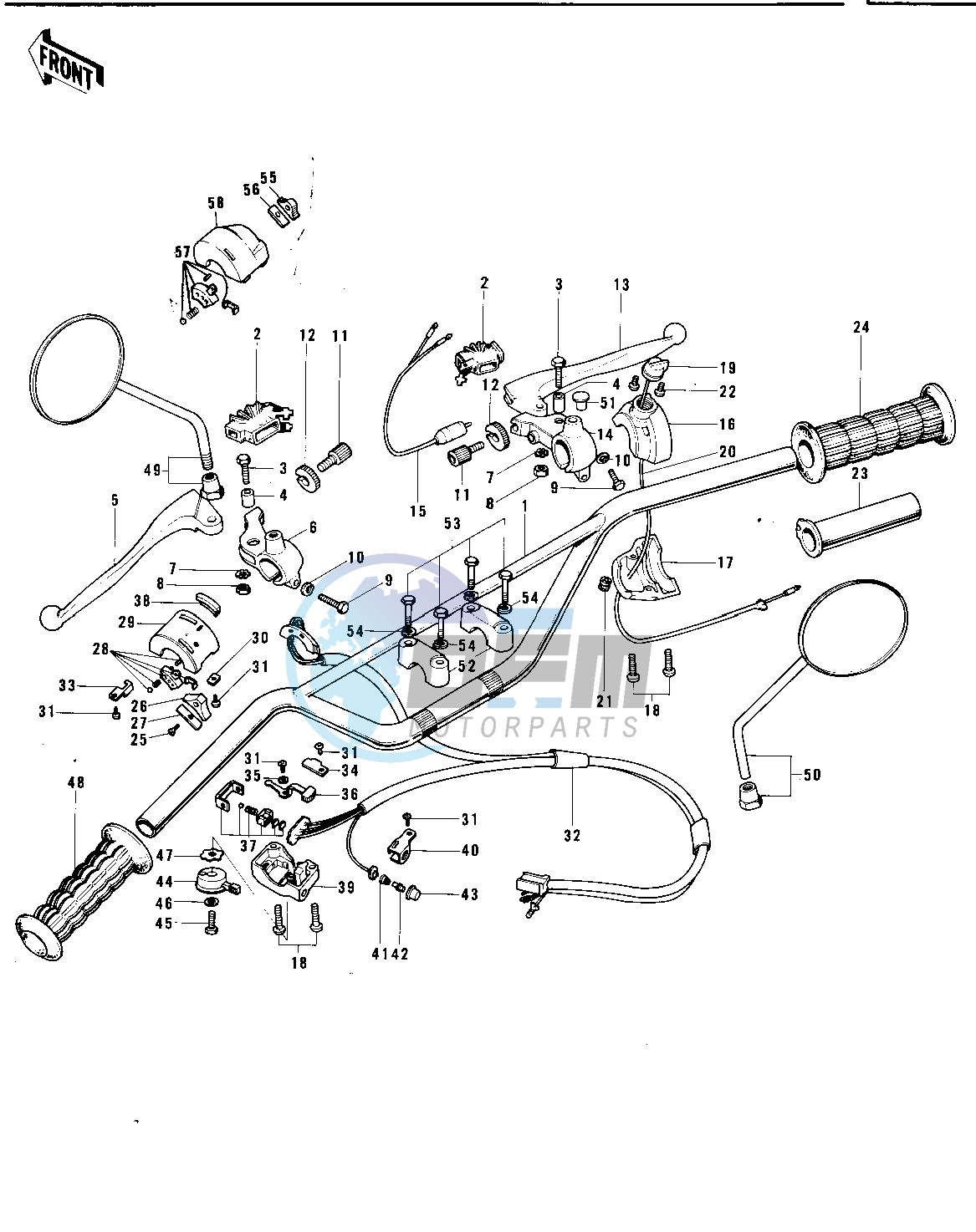 HANDLEBAR -- F7-B- -