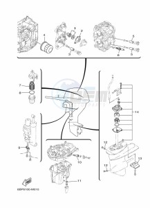 F25DEL drawing MAINTENANCE-PARTS