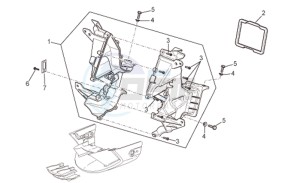 RSV 1000 Tuono drawing Front body - Duct