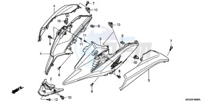 NC700XC drawing SIDE COWL