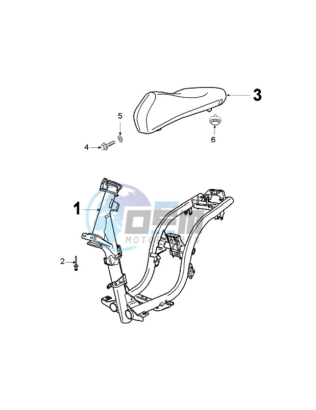 FRAME AND SADDLE