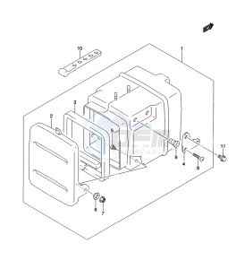 LT-A500X(Z) drawing REAR BOX