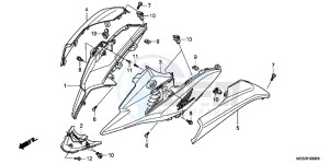 NC700XD NC700X 2ED drawing SIDE COWL