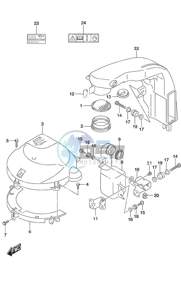 Silencer/Ring Gear Cover