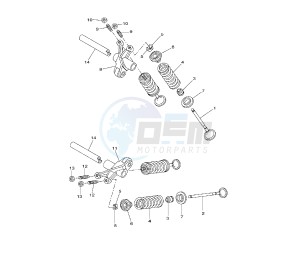 WR R 125 drawing VALVE