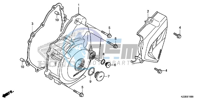 LEFT CRANKCASE COVER