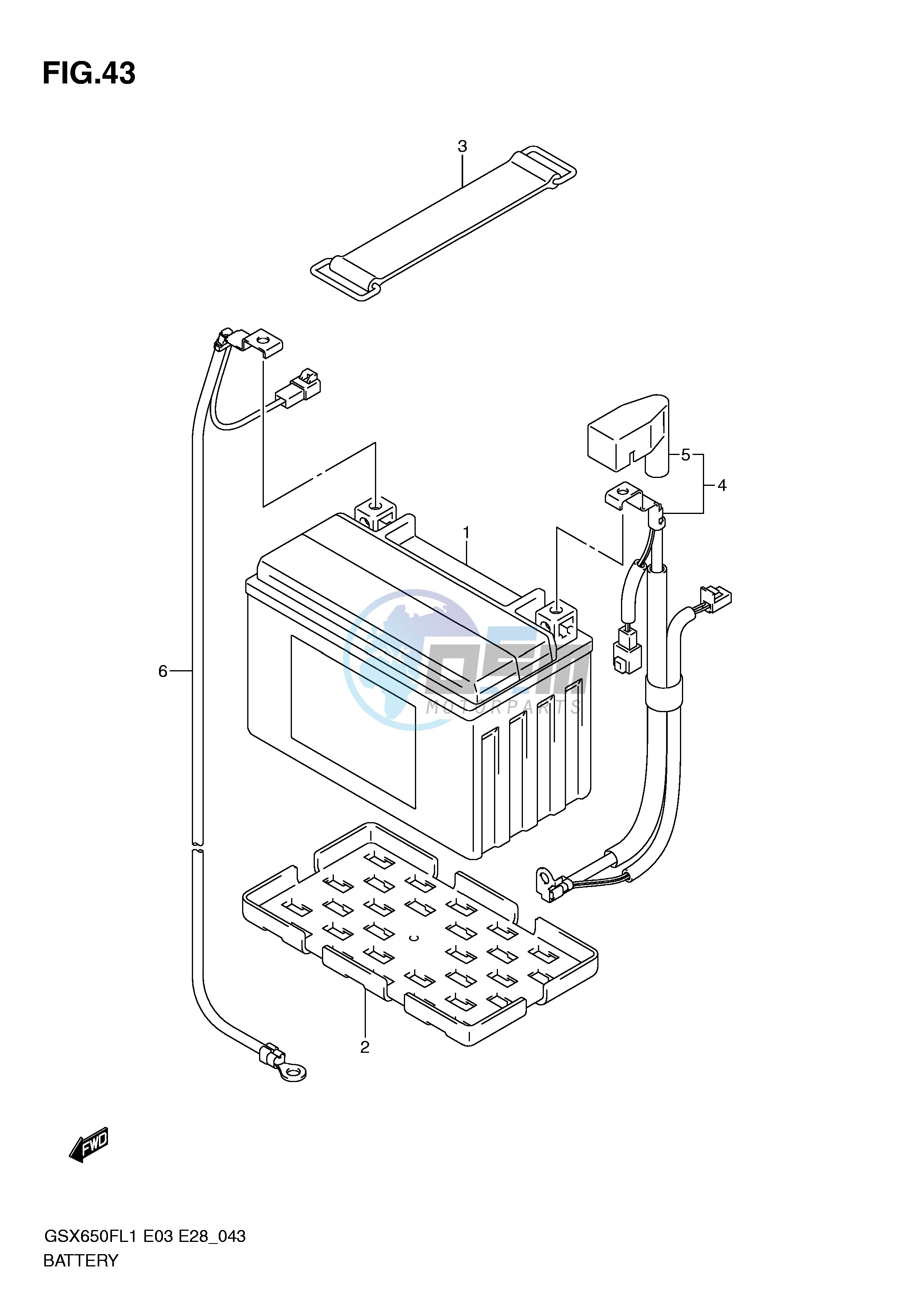 BATTERY (GSX650FAL1 E33)