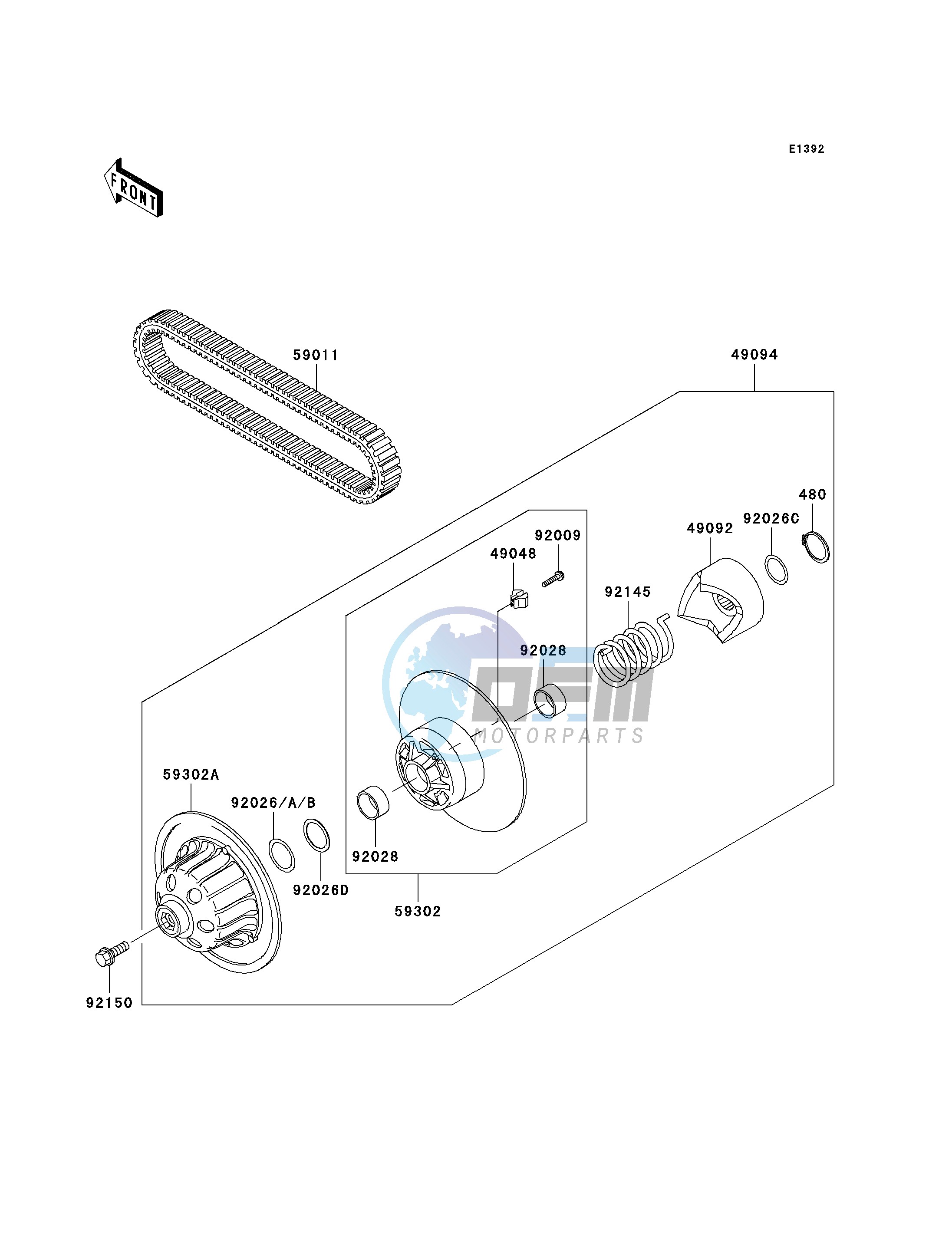 DRIVEN CONVERTER_DRIVE BELT