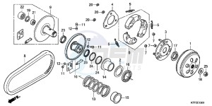 SH125RC drawing DRIVEN FACE