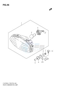 LT-A750X (P28-P33) drawing REAR COMBINATION LAMP (LT-A750XZL1 P33)