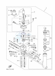 F30BETL drawing POWER-TILT-ASSEMBLY