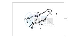 VT600CD drawing BACKREST STAY