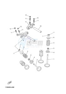 XT660Z TENERE (2BD6 2BD6 2BD6) drawing VALVE