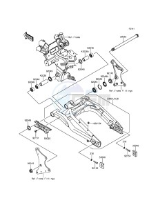 ER-6F_ABS EX650FDS XX (EU ME A(FRICA) drawing Swingarm