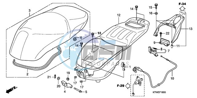 SEAT/LUGGAGE BOX