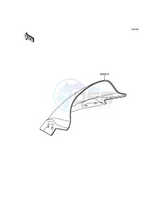 NINJA_300 EX300AFF XX (EU ME A(FRICA) drawing Accessory(Windshield)