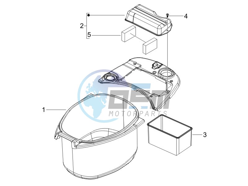 Helmet housing - Undersaddle