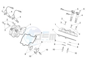 RSV4 1000 RR drawing Head cover