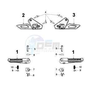 FIGHT 3 ICE BLADE drawing FOOT SUPPORT