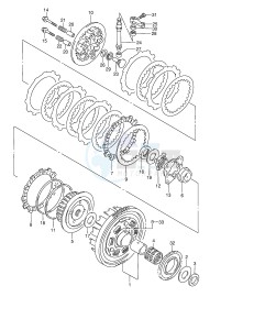 VZ800 (E3-E28) MARAUDER drawing CLUTCH