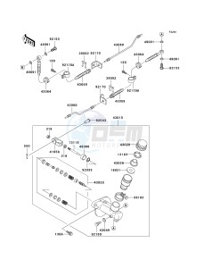 KAF 620 H [MULE 3010 4X4 HARDWOODS GREEN HD] (H6F-H8F) H6F drawing MASTER CYLINDER