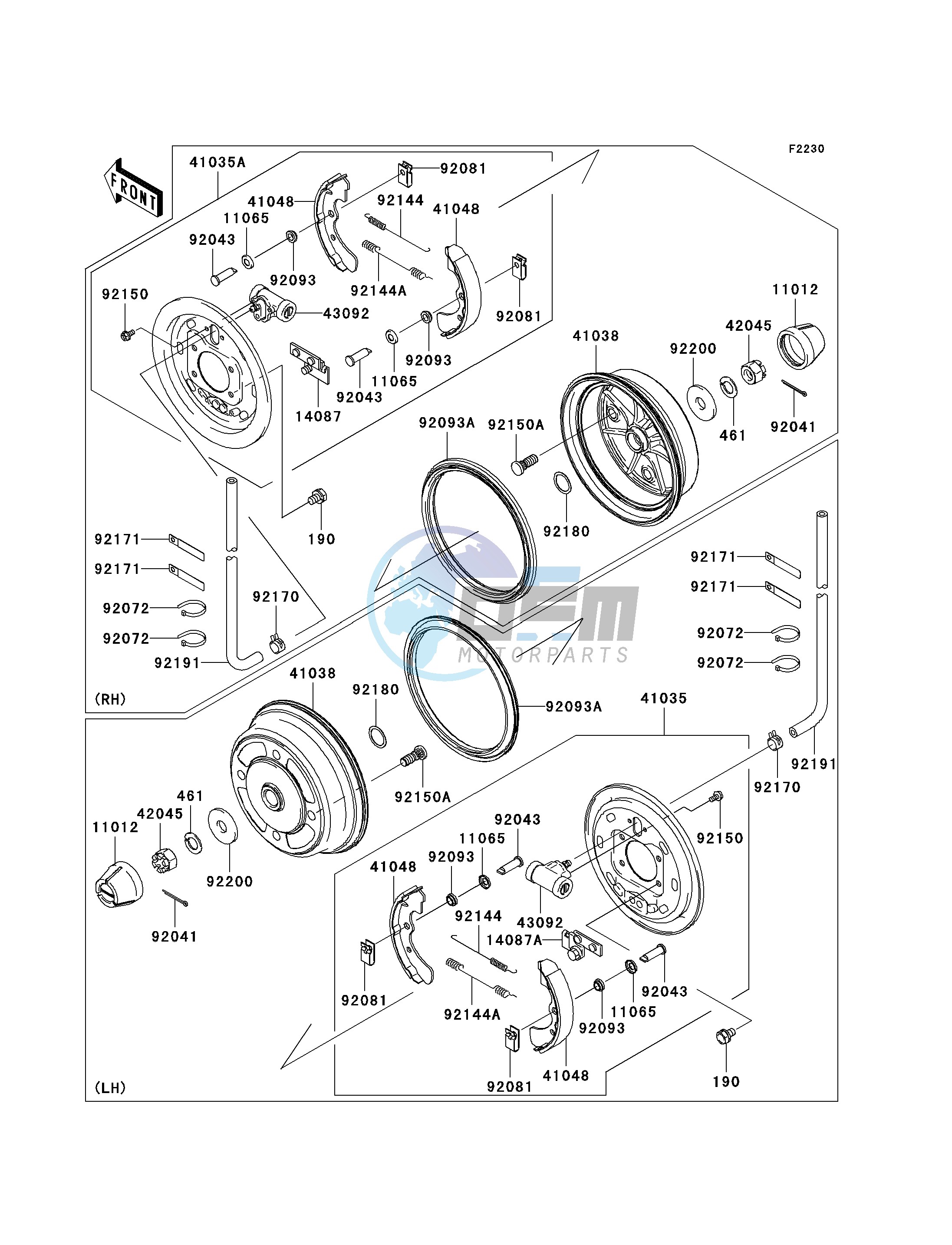 FRONT HUBS_BRAKES