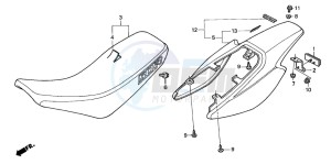 XR50R drawing SEAT