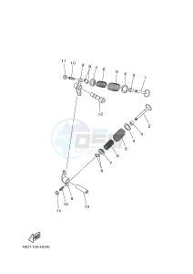 YFM90R (43DD 43DE 43DF 43DD) drawing VALVE