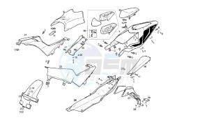 GPR REPLICA PESEK - 50 CC EU2 drawing REAR BODY