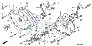 GL1800A Australia - (U) drawing FRONT COVER/TRANSMISSION COVER