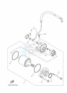 MT-07 MTN690 (BATD) drawing STARTING MOTOR