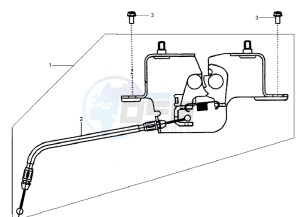 HD 125 EVO drawing BUDDYSEAT LOCK