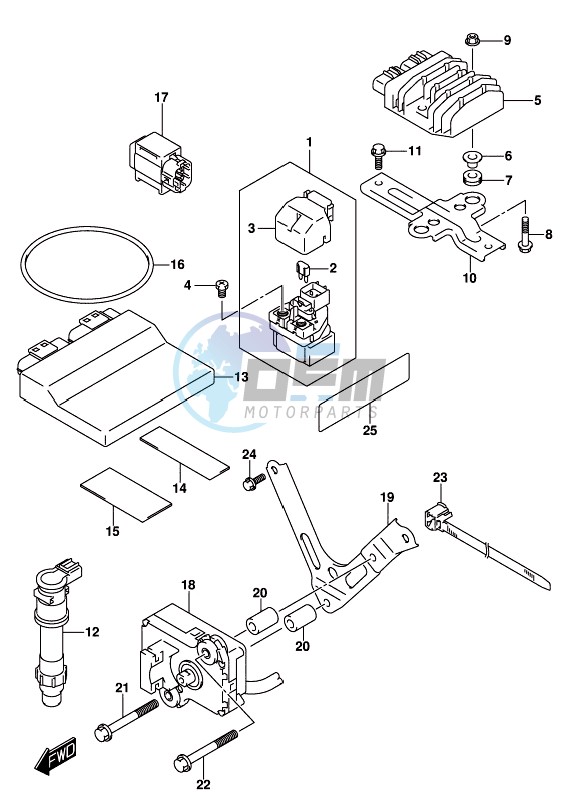 ELECTRICAL (GSX-S1000FAL8 E21)