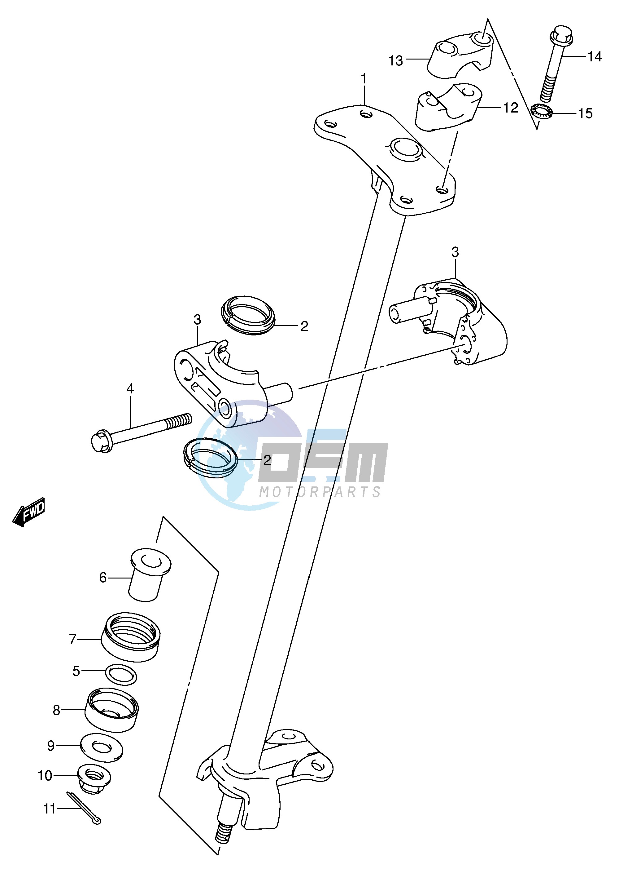 STEERING SHAFT (MODEL K4)