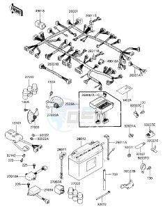 ZG 1200 A [VOYAGER XII] (A1) [VOYAGER XII] drawing CHASSIS ELECTRICAL EQUIPMENT