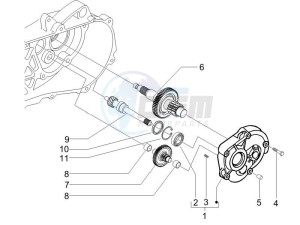 Zip 100 4T 2011-2014 (VieTnam) drawing Reduction unit